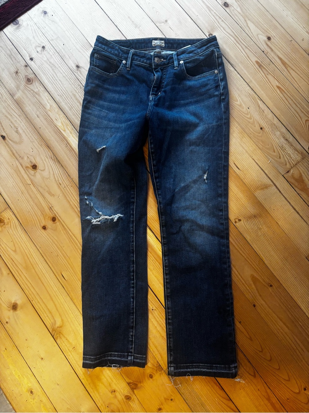 Sliver ankle crop jeans